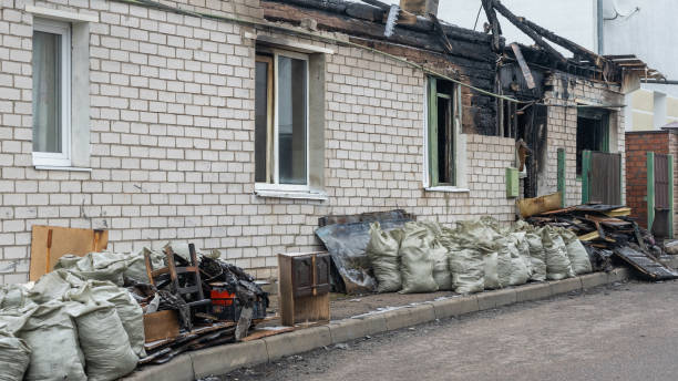 Professional Soot Cleanup technician working in Glenelg, MD